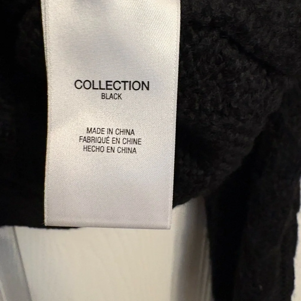 Joe’s Jeans Fuzzy Knit Sweater – Black | XS | New Without Tags